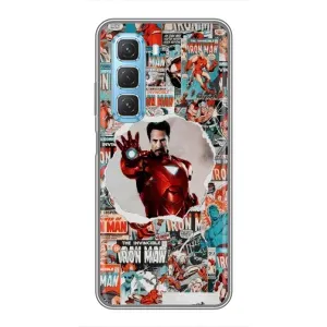 Чохли з героями Марвел Infinix Hot 50 5G (VPrint) (Айронмен)