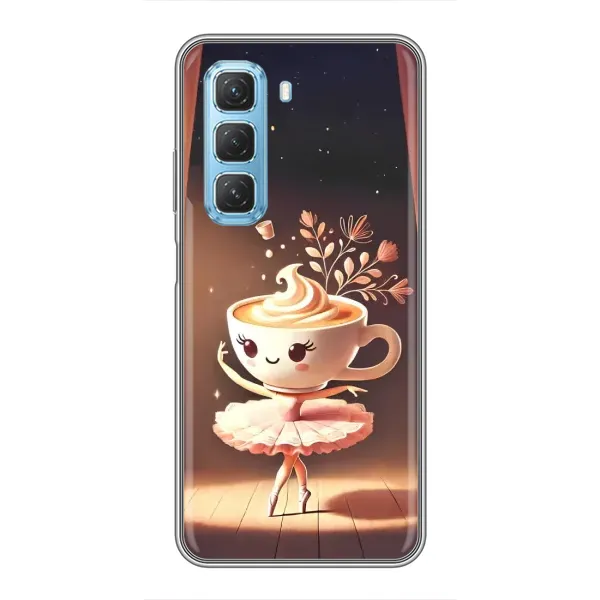 Чохол з принтом «Балерина капучина» для Infinix Hot 50 5G Чохол з принтом «Балерина капучина» для Infinix Hot 50 5G