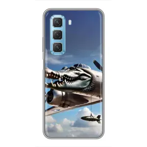 Чохол з мемом Тралалело тралала на Infinix Hot 50 5G (Бомбардіро крокоділо)