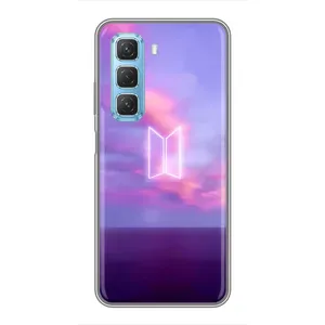 Чохли BTS для Infinix Hot 50 5G (AlphaPrint) (BTS логотип)