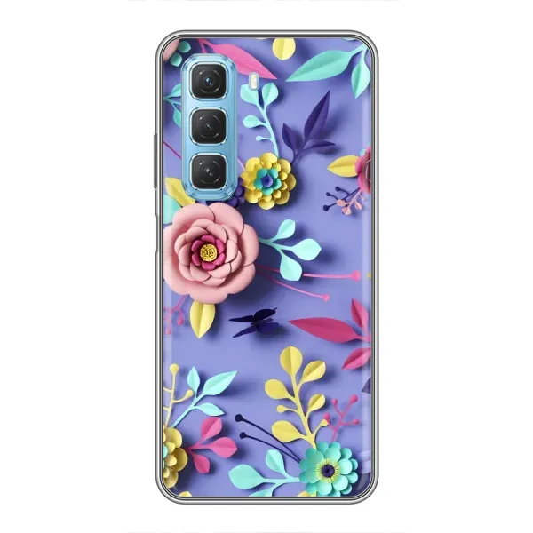 Чохол з принтом «Дизайн квітів» для Infinix Hot 50 5G Чохол з принтом «Дизайн квітів» для Infinix Hot 50 5G