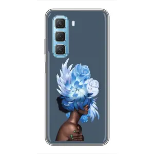 Чехлы (ART) Цветы на Infinix Hot 50 5G (VPrint) (Квіти на голові)