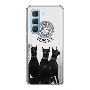Чохли VERSACE для Інфінікс Хот 50 5Джі (PREMIUMPrint) (Доберман Версаче)
