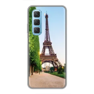 Чохол Ейфелева Вежа Infinix Hot 50 5G - (AlphaPrint) (Дорога до Парижу)