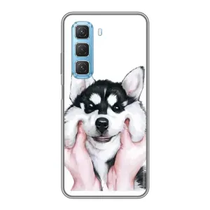Чохли з собаками для Infinix Hot 50 5G (VPrint) (Радісний Хаскі)
