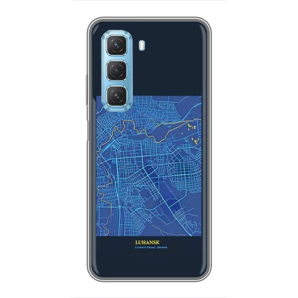 Чохол з принтом «Луганськ» для Infinix Hot 50 5G