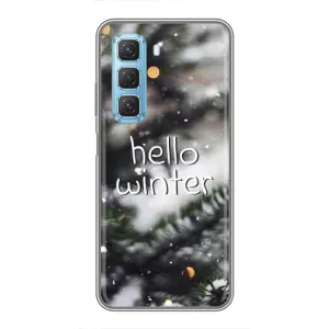 Новорічні, Святкові Чохли для Infinix Hot 50 5G - 2024 год (Hello winter)