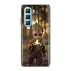 Чохол МАРВЕЛ для Інфінікс Хот 50 5Джі (AlphaPrint) (I am Groot)