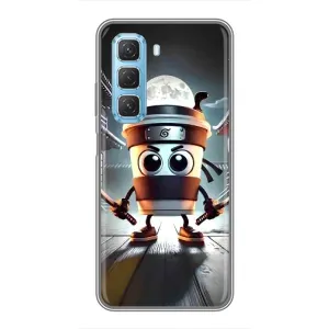 Чохол з мемом Тралалело тралала на Infinix Hot 50 5G (Капучіно асасіно)