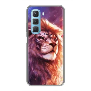 Чохол з картинкою ЛЕВ для Infinix Hot 50 5G (VPrint) (Красочний Лев)