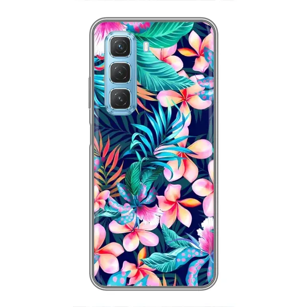 Чохол з принтом «Мальовничі квіти» для Infinix Hot 50 5G Чохол з принтом «Мальовничі квіти» для Infinix Hot 50 5G