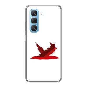 Чехол с принтом (Русский корабль...) для Інфінікс Хот 50 5Джі (AlphaPrint) (Кремлівський Корабель)