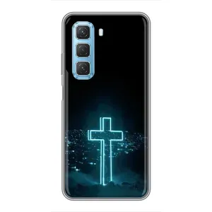 Християнські Чохли для Infinix Hot 50 5G (AlphaPrint) (Хрест і місто)