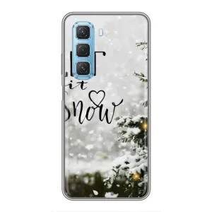 Новорічні, Святкові Чохли для Infinix Hot 50 5G - 2024 год (Let it snow)