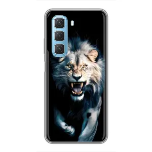 Чохол з принтом «Лев у темряві» для Infinix Hot 50 5G