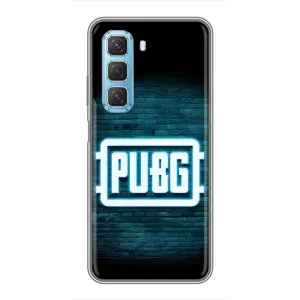 Чеjхол PUBG для Інфінікс Хот 50 5Джі (AlphaPrint) (Лого PUBG)