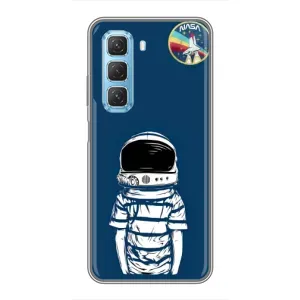 Чохол NASA для Infinix Hot 50 5G (AlphaPrint) (Хлопчик в шоломі)