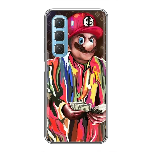 Чехол с принтом «Mario LV» для Infinix Hot 50 5G