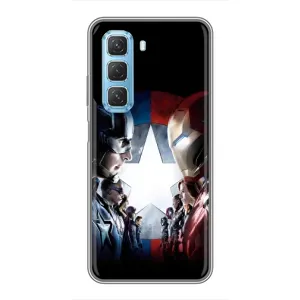Чохли з героями Марвел Infinix Hot 50 5G (VPrint) (Марвел стайл)