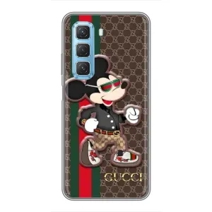 Чохли  GUCCI для Інфінікс Хот 50 5Джі (AlphaPrint) (Маус Гуччі)