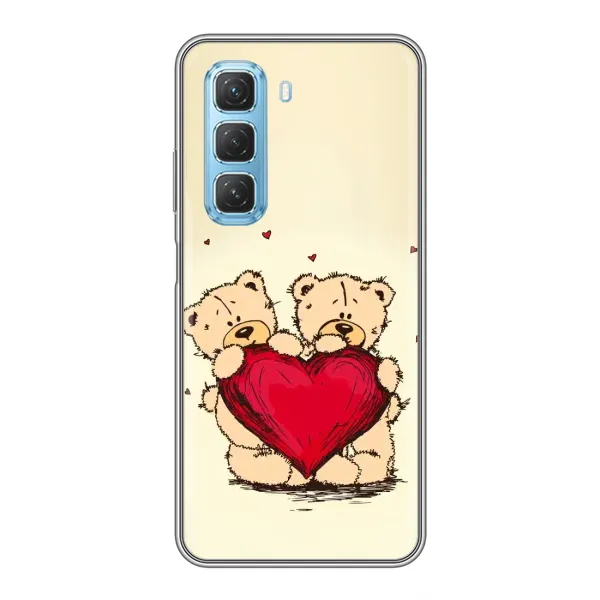 Чохол з принтом «Медвежата» для Infinix Hot 50 5G