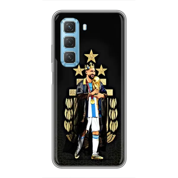 Чехол с принтом «Месси Король» для Infinix Hot 50 5G