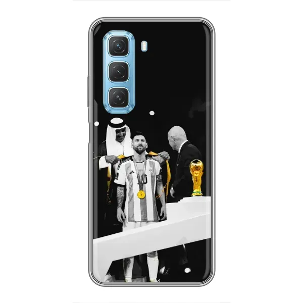 Чехол с принтом «Месси в накидке» для Infinix Hot 50 5G