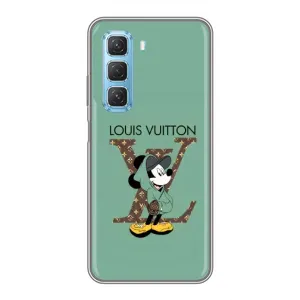 Чохли Луі Вітон для Infinix Hot 50 5G (AlphaPrint - LOUIS VUITTON) (Міккі Маус LV)