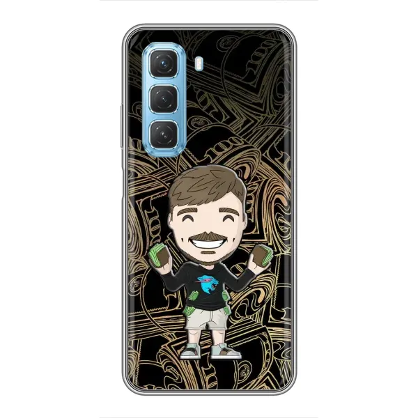 Чохол з принтом «Mister Beast» для Infinix Hot 50 5G