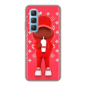 Круті Чохли Луі Віттон для Infinix Hot 50 5G (AlphaPrint) (Модний стиль)
