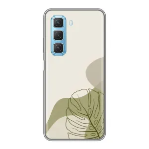 Чохол з принтом «Зелена монстера дизайн» для Infinix Hot 50 5G