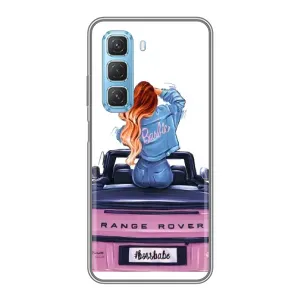 Чохол з друком для Infinix Hot 50 5G - (Мода) (AlphaPrint) (На машині)