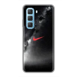 Чохол для Infinix Hot 50 5G - з принтом Найк (AlphaPrint) (Найк червоний)