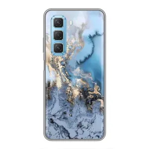 Мраморний чехол на Infinix Hot 50 5G (VPrint) (Ніжний мрамор)
