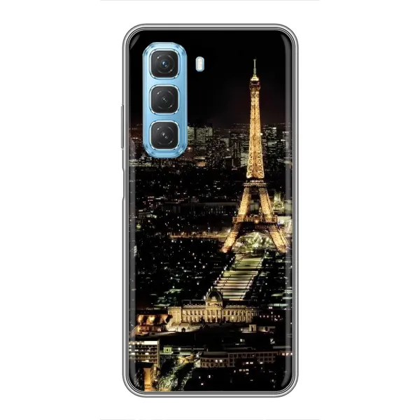 Чехол с принтом «Ночной Париж» для Infinix Hot 50 5G