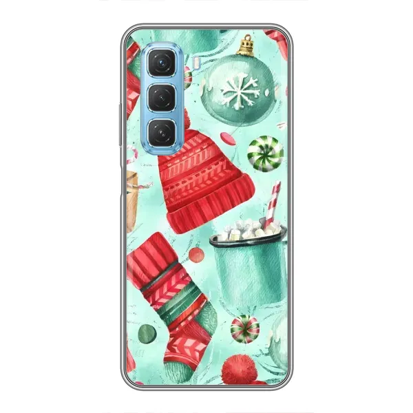 Чехол с принтом «Одежда НГ» для Infinix Hot 50 5G Чехол с принтом «Одежда НГ» для Infinix Hot 50 5G