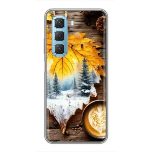 Чохол з принтом «Осінньо-зимова кава» для Infinix Hot 50 5G