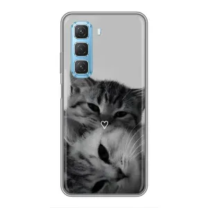 Чохол з малюнком кіт на Infinix Hot 50 5G (Пара котів)