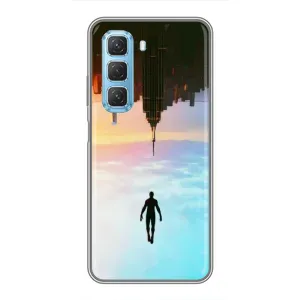 Чохол з людиною павуком для Infinix Hot 50 5G - (AlphaPrint) (Людина павук)