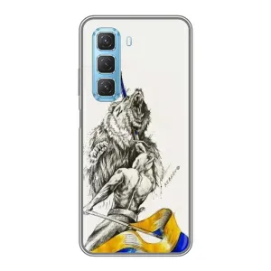 Чохли (Доброго вечора, ми за України) для Інфінікс Хот 50 5Джі (AlphaPrint) (Перемога)