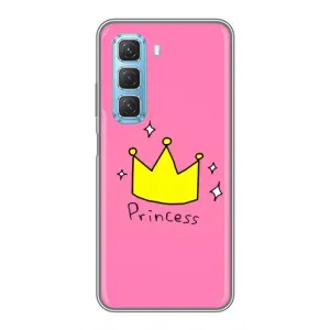 Чохол з картинкою (Стильні) Інфінікс Хот 50 5Джі - (AlphaPrint) (Princess)