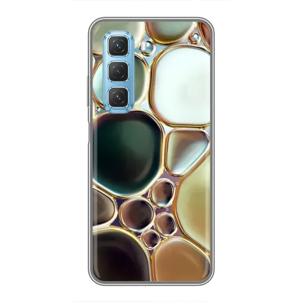 Чохол з принтом «Радужний Мрамор» для Infinix Hot 50 5G