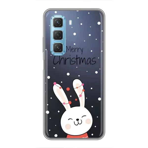 Чохол з принтом «Різдвяний заєць» для Infinix Hot 50 5G