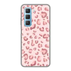 Чохол з розовим принтом для Infinix Hot 50 5G (Рожевий леопард)