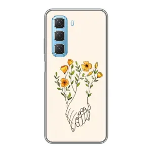 Чехлы для любимой на Інфінікс Хот 50 5Джі (VPrint) (Руки любві)