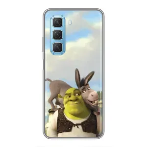 Чохол з принтом «Шрек та Осел» для Infinix Hot 50 5G