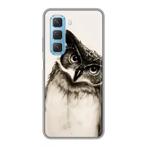 Чохол з пташками на Infinix Hot 50 5G (VPrint) (Сова)