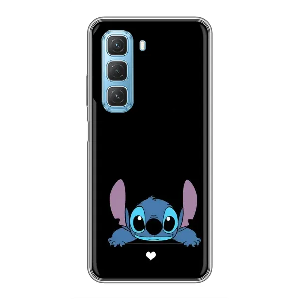 Чохол з принтом «Стіч на чорному» для Infinix Hot 50 5G Чохол з принтом «Стіч на чорному» для Infinix Hot 50 5G