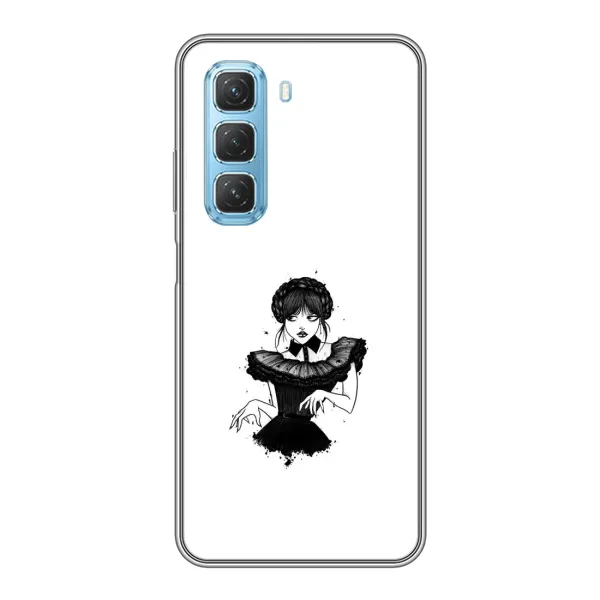 Чехол с принтом «танец Уэнздей» для Infinix Hot 50 5G