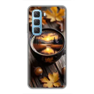Чохол з принтом «Темна кава» для Infinix Hot 50 5G